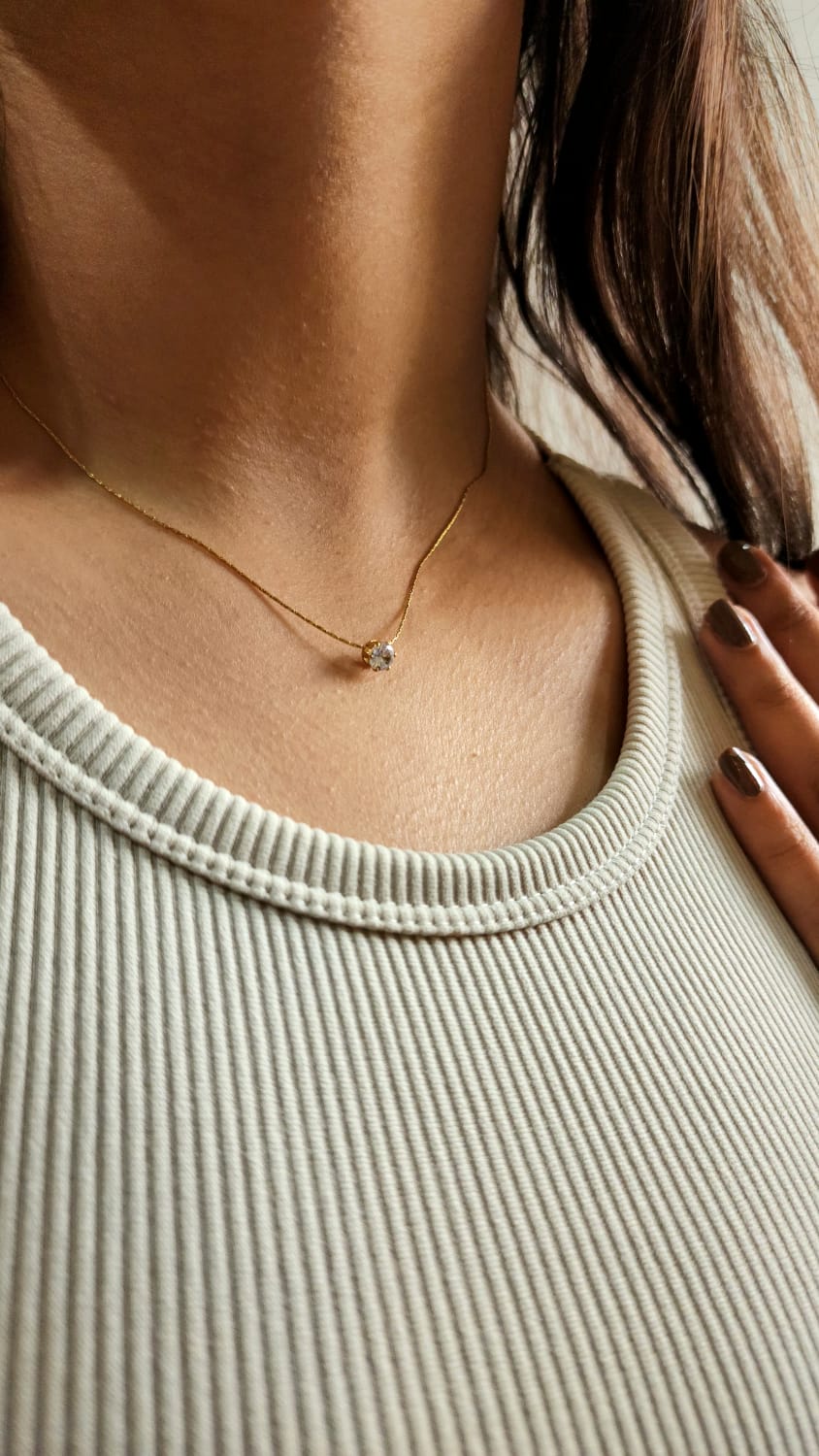 Dainty Diamond Necklace