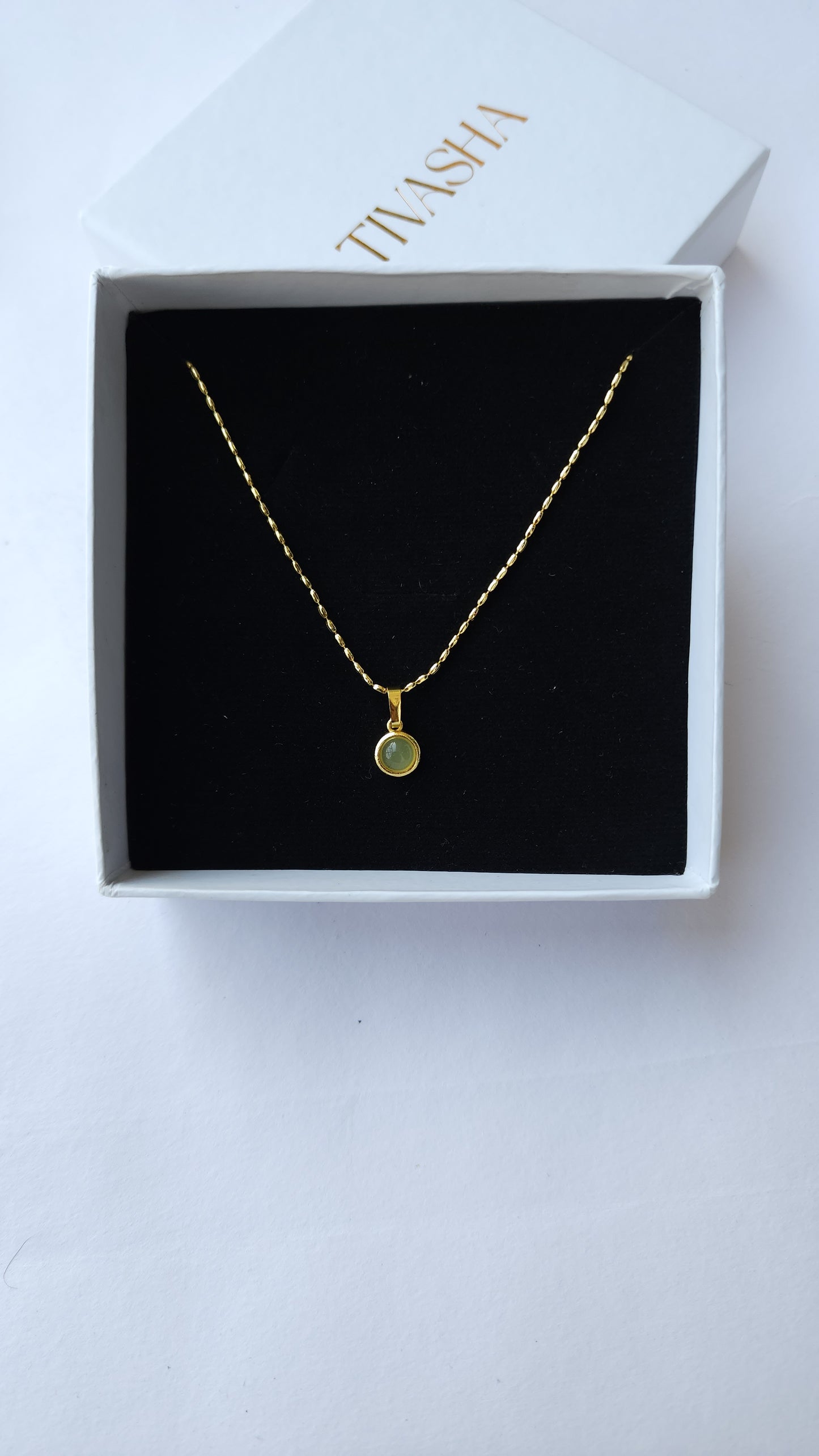 Green Charm Necklace