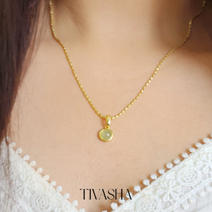 Green Charm Necklace