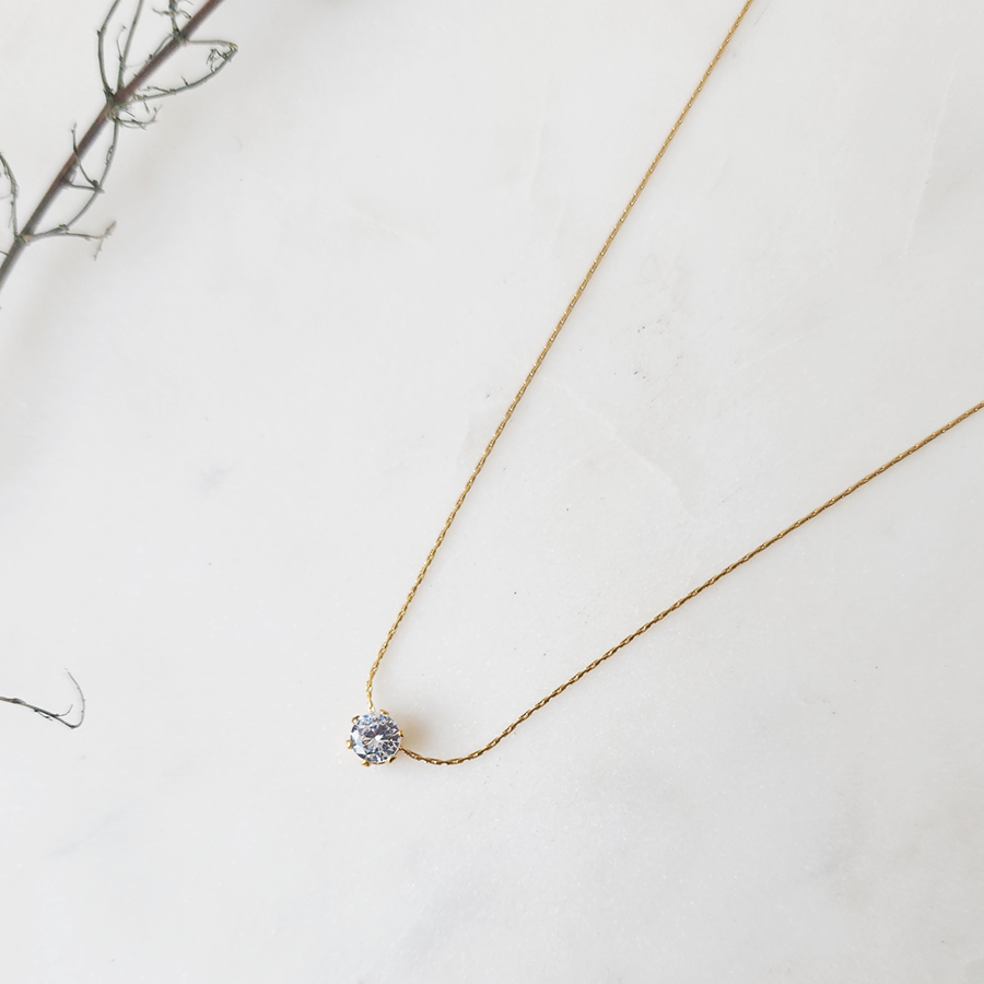 Dainty Diamond Necklace