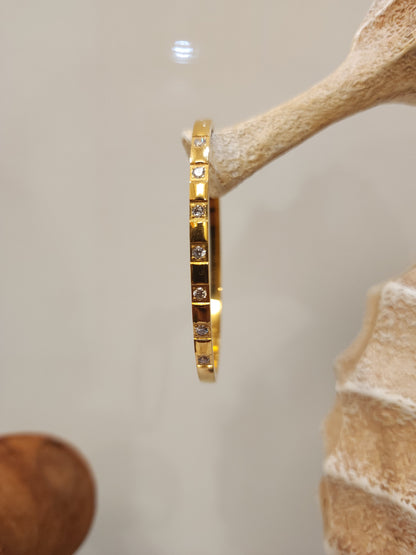 Golden Sparkle Diamond Bracelet