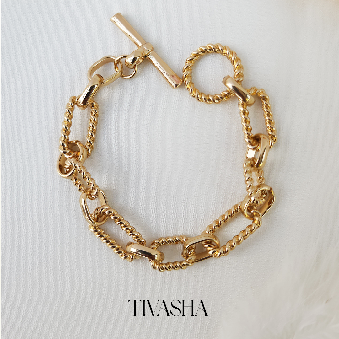 Forever Gleam Chain gold Bracelet