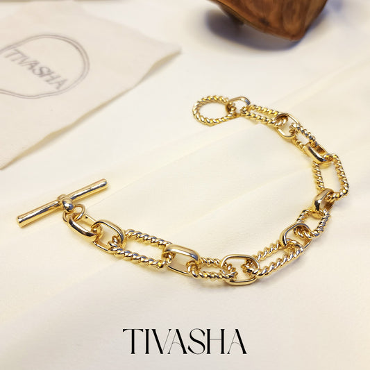 Forever Gleam Chain gold Bracelet